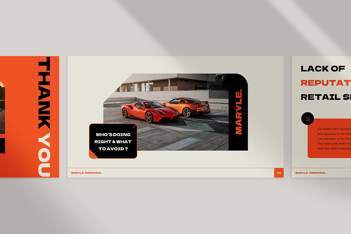 Maryle Powerpoint Template, a Presentation Template by Visuel Colonie® (Photo 2 of 9)
