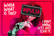 Impulsa - Handwritten Bold, a Font by Ian Irwanwismoyo (Thumbnail 1 of 6)