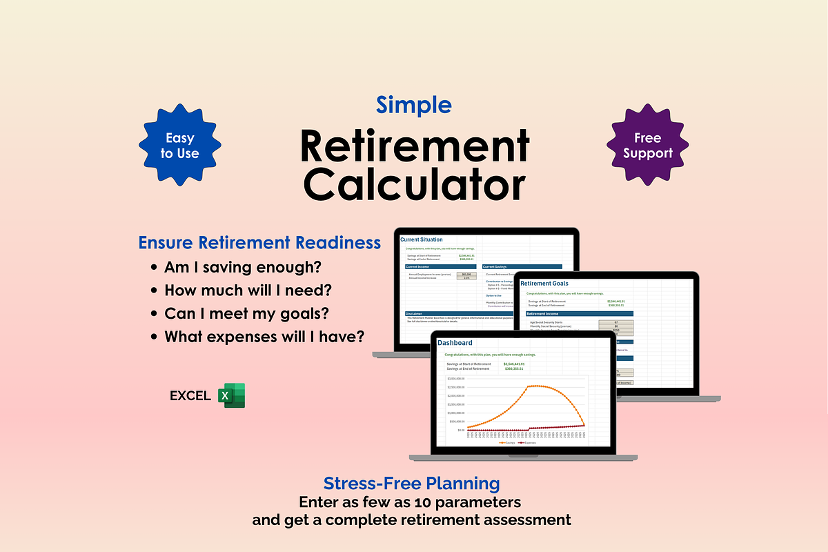 Retirement Calculator - Excel
