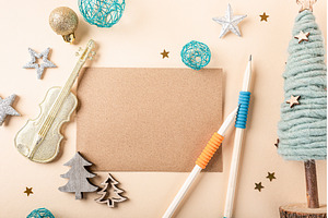 Christmas greeting card concept