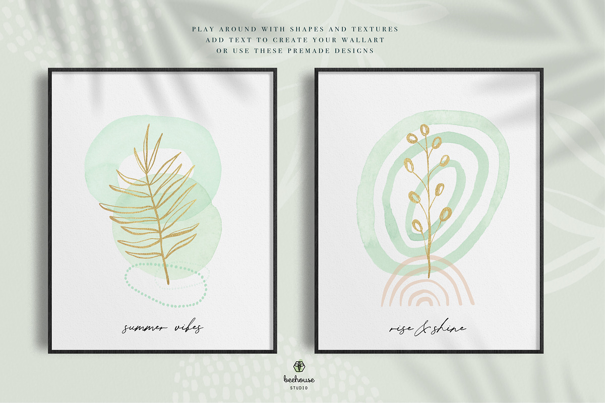 Modern Abstract Graphic Clipart, a Decorative Illustration by beehouse studio (Photo 12 of 13)