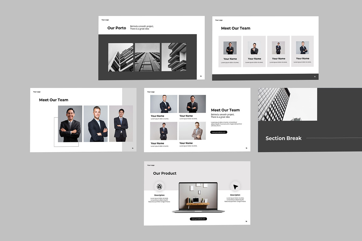 Minimalist Business presentation, a Presentation Template by Recreative (Photo 6 of 6)