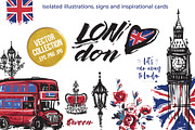 London Landmark Sights Set & 28Cards, an Object Graphic by Sopelkin (Thumbnail 1 of 4)