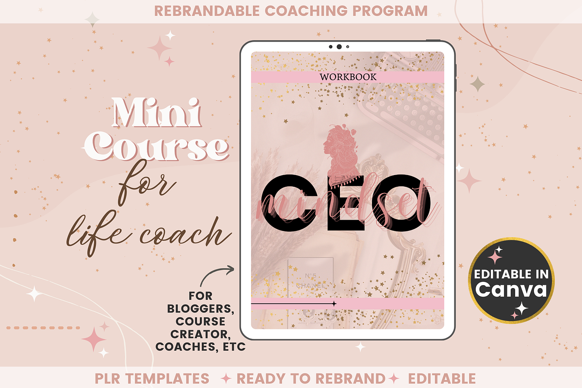 Mini Course Package for Female Coach, a Templates & Theme by bellaROSEworkshop (Photo 6 of 10)