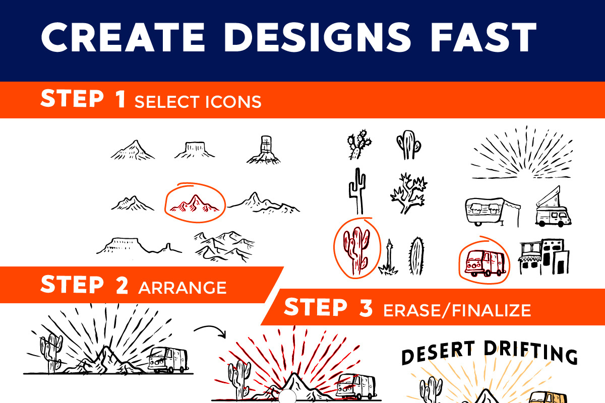 DESERT DRIFTER - Creator Kit, a Shape Add-On by Walking_Designs (Photo 2 of 13)