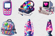 Nostalgic 90s Retro Sublimation, an Illustration by Black Bird Studio (Thumbnail 3 of 6)