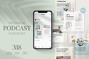 Instagram Podcast Starter Kit, a Social Media Template by Analogi Studio (Thumbnail 1 of 27)