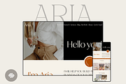 Aria Squarespace 7.1 Template, a Squarespace Template by Beliveart (Thumbnail 1 of 4)