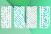 Online Medicine Patterns Collection, a Pattern Graphic by Alex Blogoodf (Thumbnail 2 of 8)