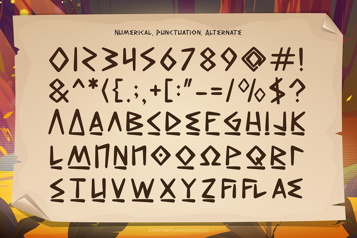Vorgarok - Game Font, a Font by Flawless And Co (Photo 9 of 10)