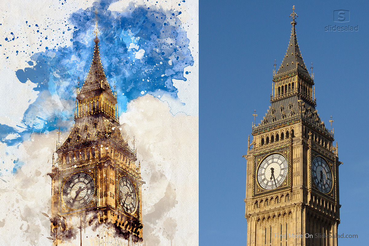 Watercolor Photoshop Mock-ups, an Action Add-On by SlideSalad (Photo 30 of 36)