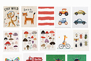 Nursery 120+ Prints Bundle, a Background Graphic by Artemsky (Thumbnail 7 of 10)