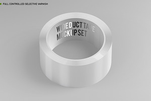 Wide Duct Tape Mockup Set