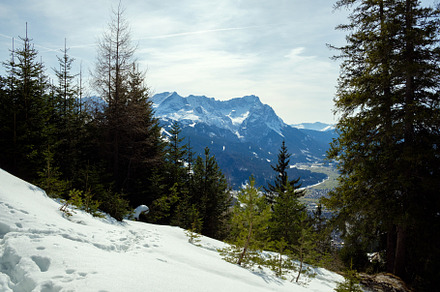 Scenic winter landscape