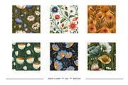Wildflower Vintage Art Designs, a Pattern Graphic by karenfoleyphoto (Thumbnail 3 of 12)