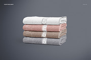 Bath Towel Mockup Set, a Household Mockup by creatsy2 (Thumbnail 3 of 11)