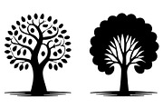 Versatile Tree Vector Silhouettes, an Illustration by hafijul (Thumbnail 6 of 7)
