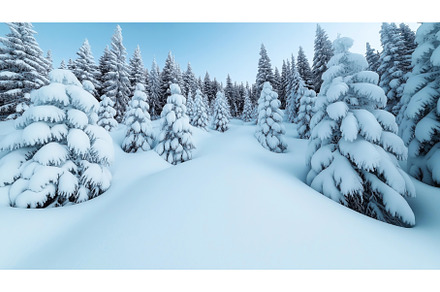 Serene winter landscape with snow, a Nature Photo by Sergey Kotenev