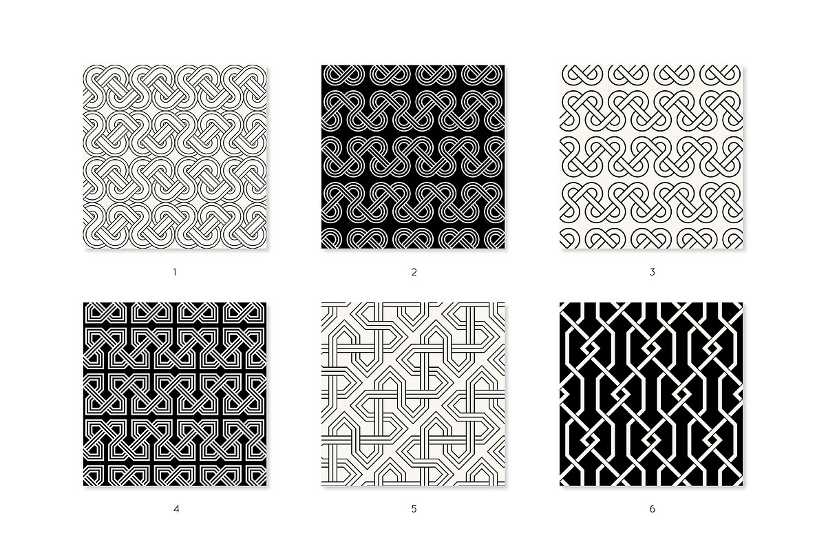Celtic Seamless Patterns, a Pattern Graphic by Curly_Pat (Photo 3 of 11)