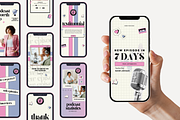 Podcast Instagram Templates, a Social Media Template by Anna Design Studio (Thumbnail 8 of 11)