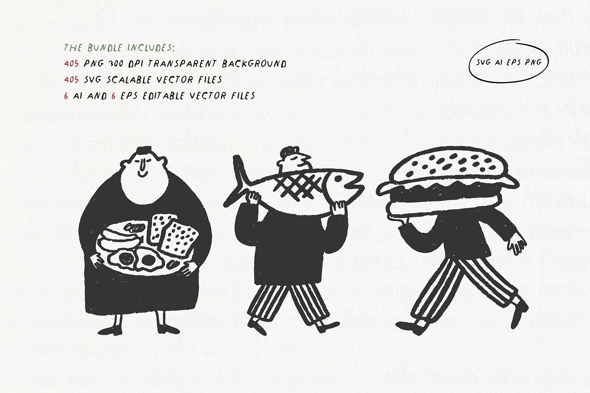 FOOD BUNDLE Vol.3: All 6 in 1, a Food Illustration by Veyla (Photo 22 of 50)