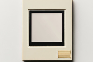 Blank Vintage Slide Frame Nostalgia, a Background Photo by Pixeness Studio