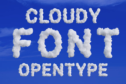 Cloudy Font, a Handwritten Font by Handmadefont