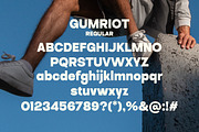 Gumriot | 3 Style Font, a Sans Serif Font by ClevUs (Thumbnail 10 of 12)