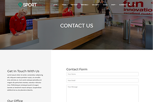 Sport Team & Athlete WordPress Theme