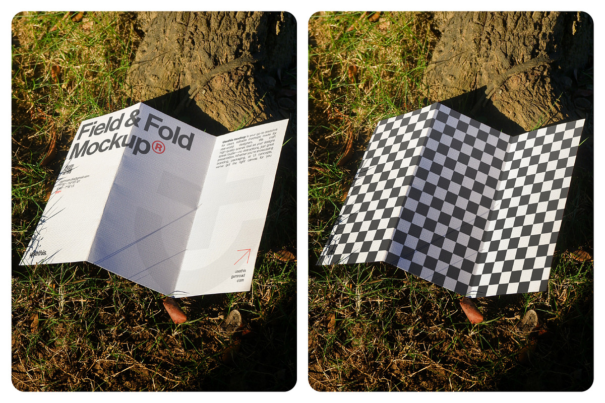 Field & Fold Print Mockup Bundle, a Books & Magazine Mockup by Usethis Mockup (Photo 4 of 8)