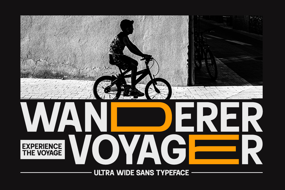 Nexover - Ultra Wide Sans Font, a Sans Serif Font by RagamKata (Photo 5 of 10)
