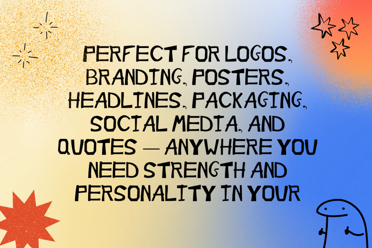 Brushbeat – Bold Handwritten Font, a Font by Kate Creative Studio (Photo 5 of 7)