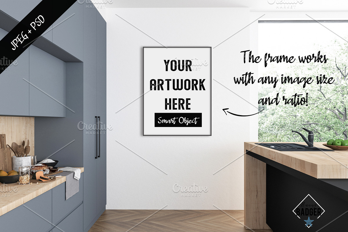 Frame & Canvas Mockup Creator, a Print Template by Hunny Badger (Photo 2 of 5)