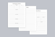 Generic Planning Pages Set V-17, a Stationery Template by shahsoft (Thumbnail 2 of 3)