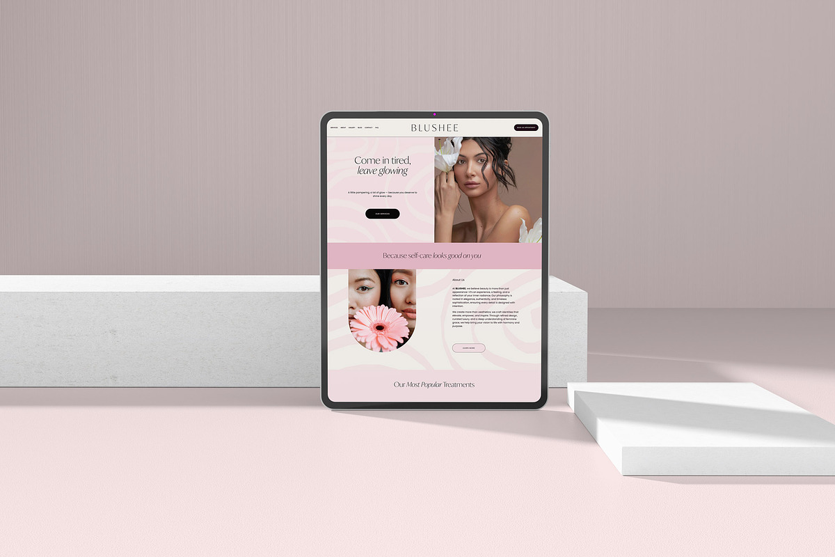 Squarespace 7.1 Template for Beauty preview 7