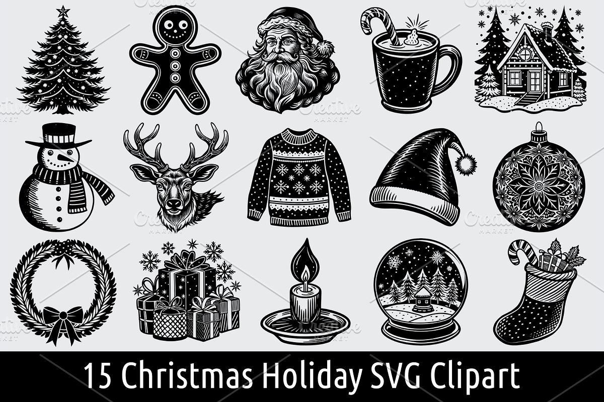 Clipart Bundle, Big SVG Collection, an Object Graphic by Palleon (Photo 7 of 10)