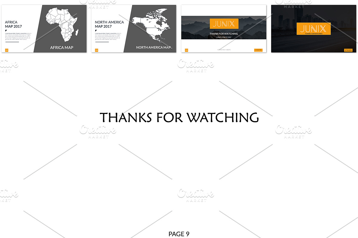 Junix Powerpoint Template, a Presentation Template by UniqueStudio (Photo 12 of 13)