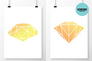 Diamond Vector Objects + Bonus!, an Object Graphic by 52NINE GRAPHICS (Thumbnail 4 of 7)