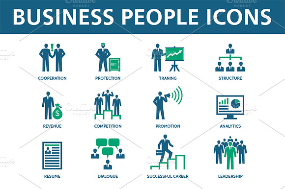 Business People Icons