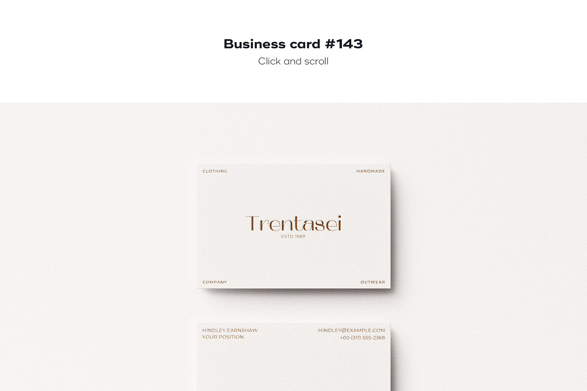 Business Card Logo Template Bundle, a Product Mockup by FoundImages (Photo 156 of 163)