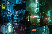 439 MJ Dark Sci-fi Prompts: Vol 4, a Background Graphic by Sevenstyles (Thumbnail 2 of 16)