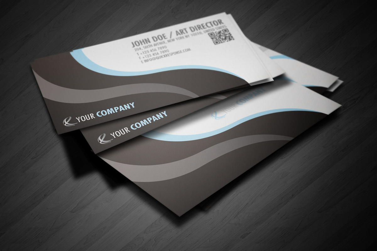 QR code business card design 03, a Business Card Template by www.lemongraphic.design (Photo 2 of 4)
