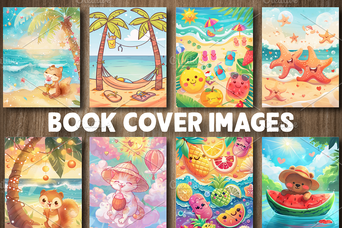 Bold And Easy Cute Summer Coloring, a Seasonal Illustration by Design Station (Photo 3 of 5)