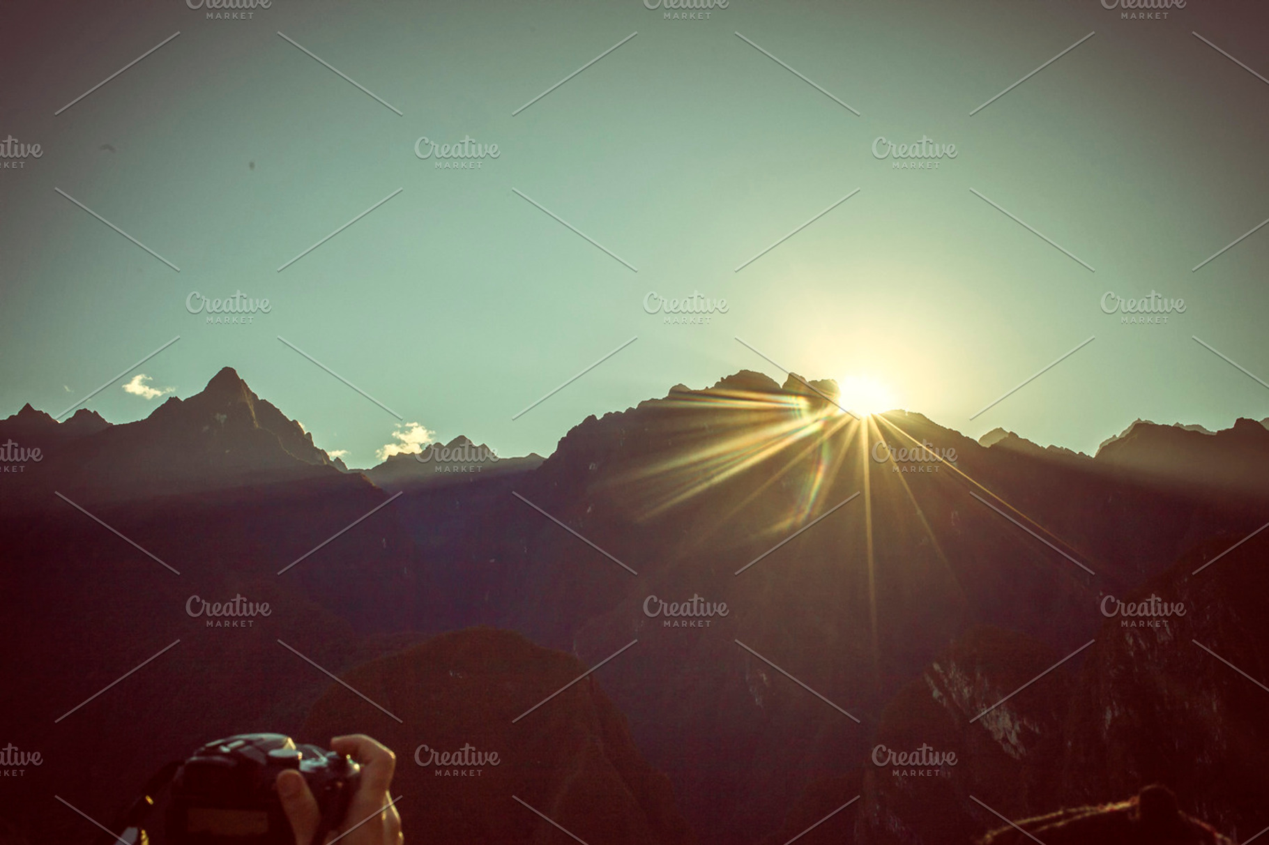 Taking A Photo Of The Sunrise