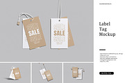 Label Tag Mockup, a Product Mockup by mahremdesign (Thumbnail 1 of 9)