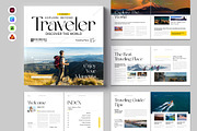 Travel Magazine Template | Square, a Magazine Template by Spark_Creative (Thumbnail 1 of 13)