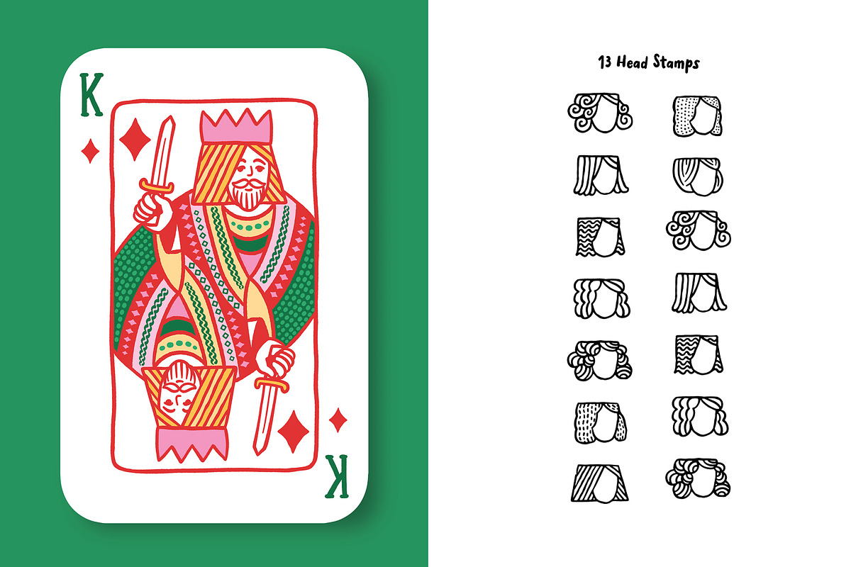 Whimsy Playing Cards for Procreate, a Brush Add-On by Pencil Twist (Photo 5 of 11)