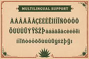 Fiesta Mexico - Mexican Display Font, a Serif Font by overlaytemplates (Thumbnail 5 of 5)