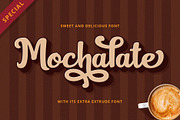 Mochalate | sweet & delicious font, a Script Font by great19 (Thumbnail 1 of 8)