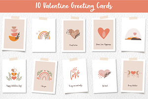 Printable Valentine Card Set